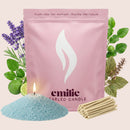Calm Scented Pearled Candle - Emilie Candle