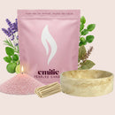 Calm – Set & Save Pearled Candle + Emilie Bol Lumière - Emilie Candle