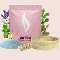 Calm – Set & Save Pearled Candle + Emilie Bol Lumière - Emilie Candle