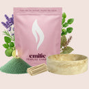 Calm – Set & Save Pearled Candle + Emilie Bol Lumière - Emilie Candle