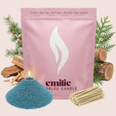 Cedarwood Scented Pearled Candle - Emilie Candle