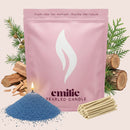 Cedarwood Scented Pearled Candle - Emilie Candle