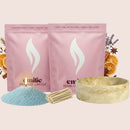 Cosy Night In 1kg + 1kg of Your Choice Pearled Candles + Emilie Bol Lumière - Emilie Candle