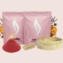 Cosy Night In 1kg + 1kg of Your Choice Pearled Candles + Emilie Bol Lumière - Emilie Candle