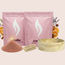 Cosy Night In 1kg + 1kg of Your Choice Pearled Candles + Emilie Bol Lumière - Emilie Candle