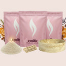 Cosy Night In 1kg + 2x 1kg of Your Choice Pearled Candles + Emilie Bol Lumière - Emilie Candle