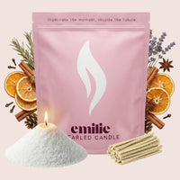 Cosy Night In Scented Pearled Candle - Emilie Candle