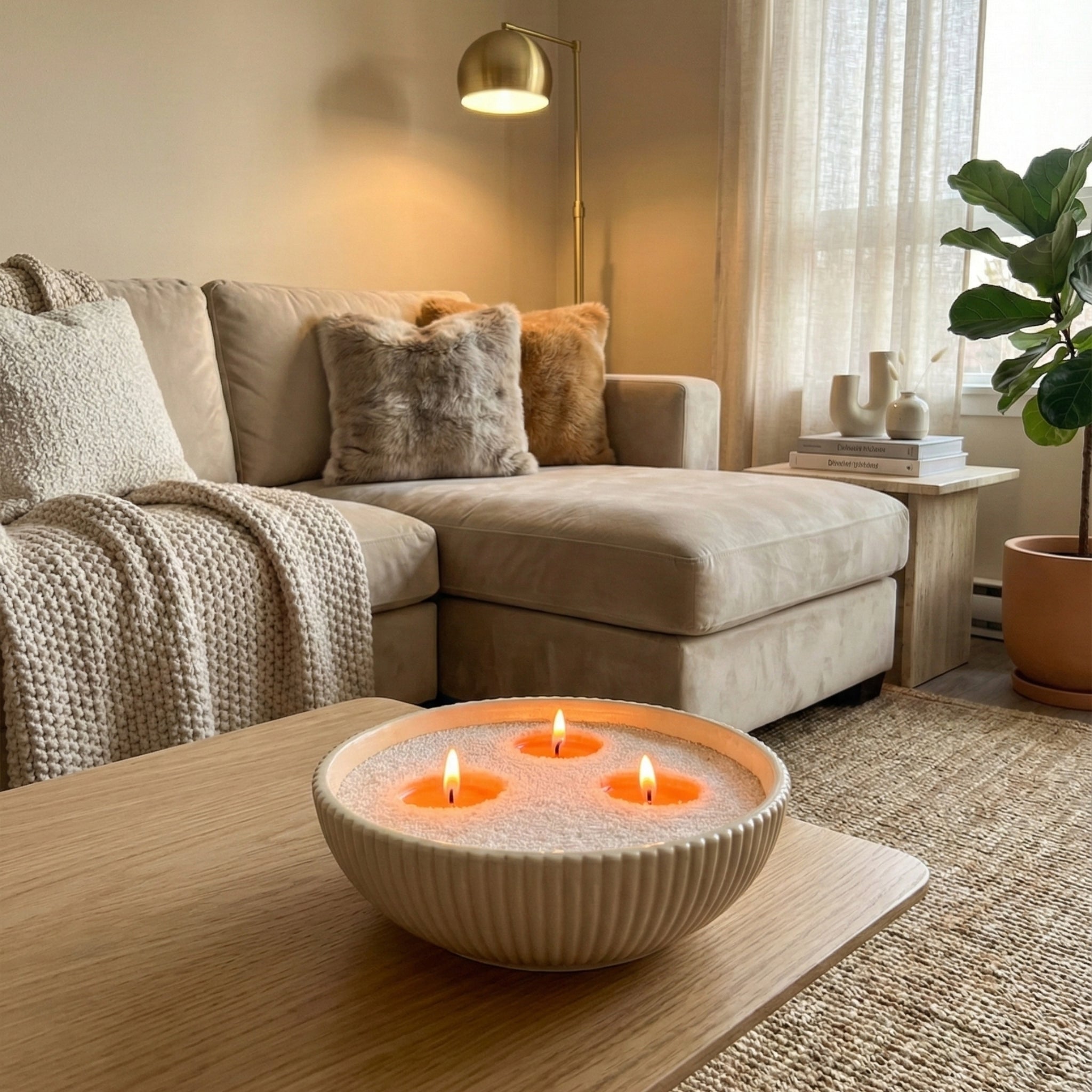 Emilie Bol Halo // Handmade Vase - Emilie Candle