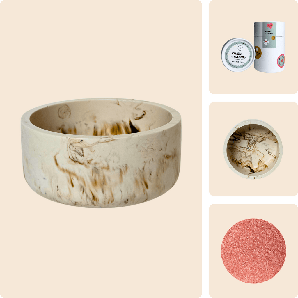 Emilie Pearled Candle Gift Set - Emilie Candle