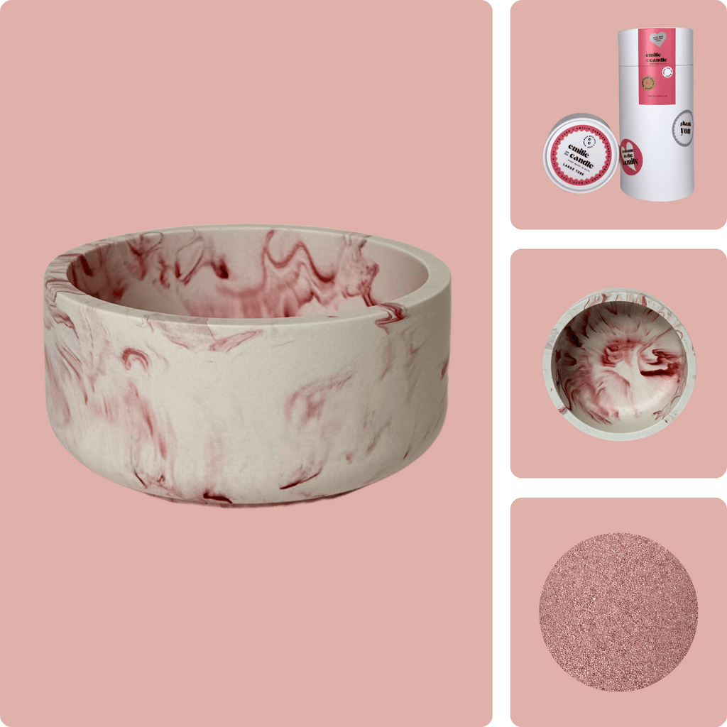 Emilie Pearled Candle Gift Set - Emilie Candle