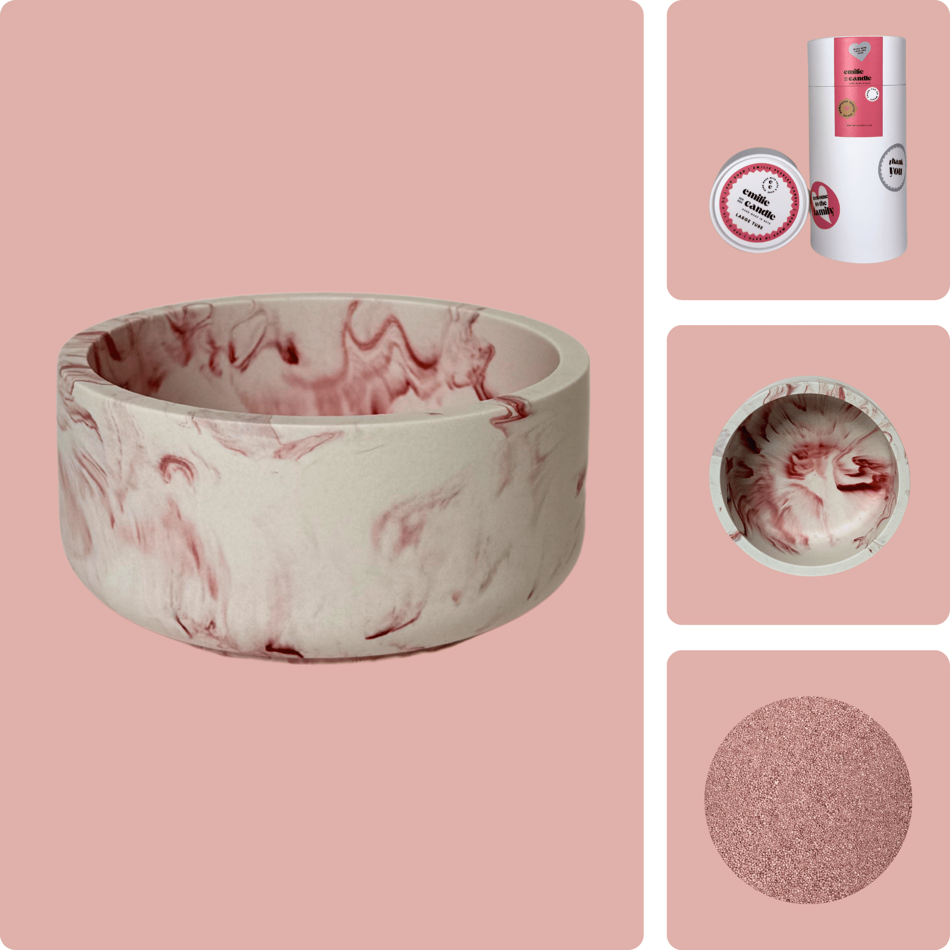 Emilie Pearled Candle Gift Set - Emilie Candle