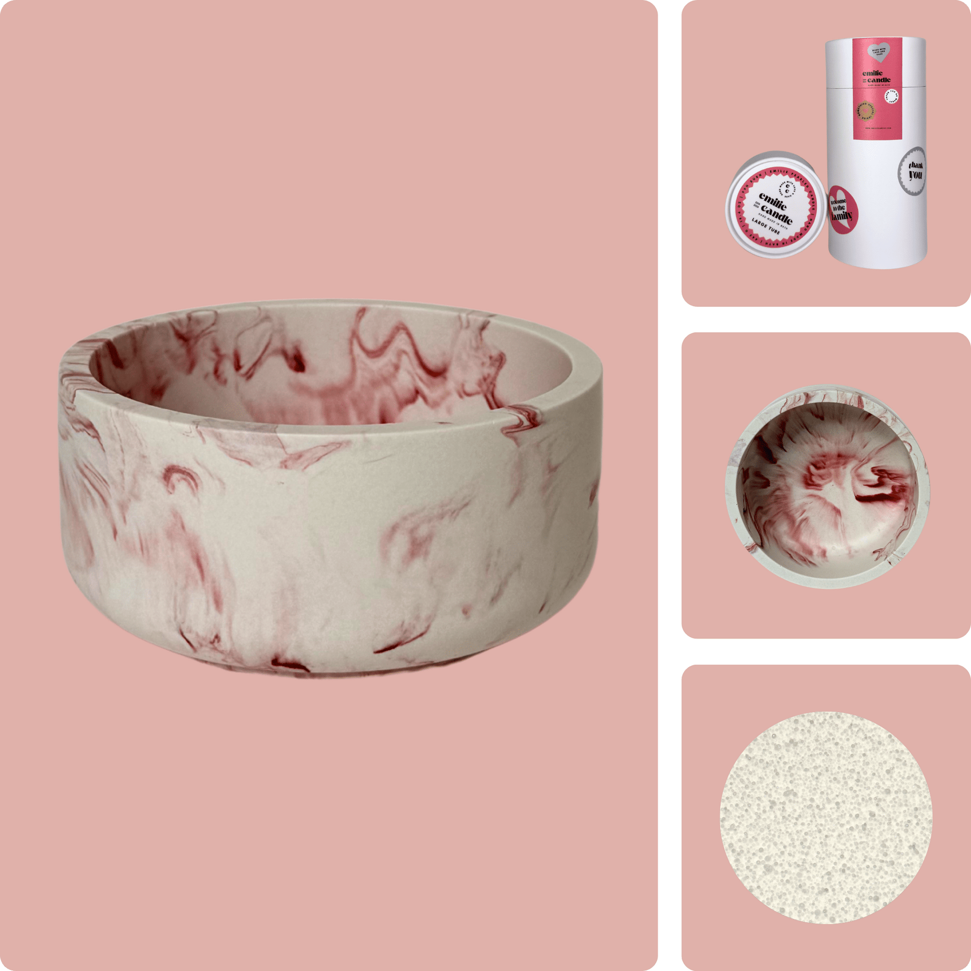Emilie Pearled Candle Gift Set - Emilie Candle