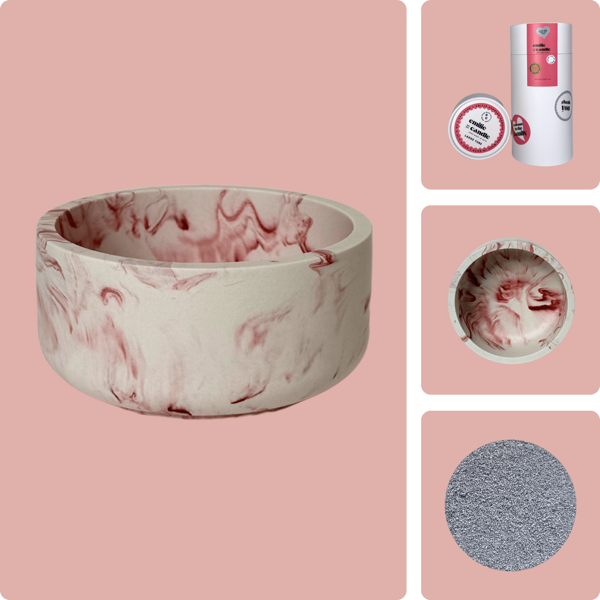 Emilie Pearled Candle Gift Set - Emilie Candle