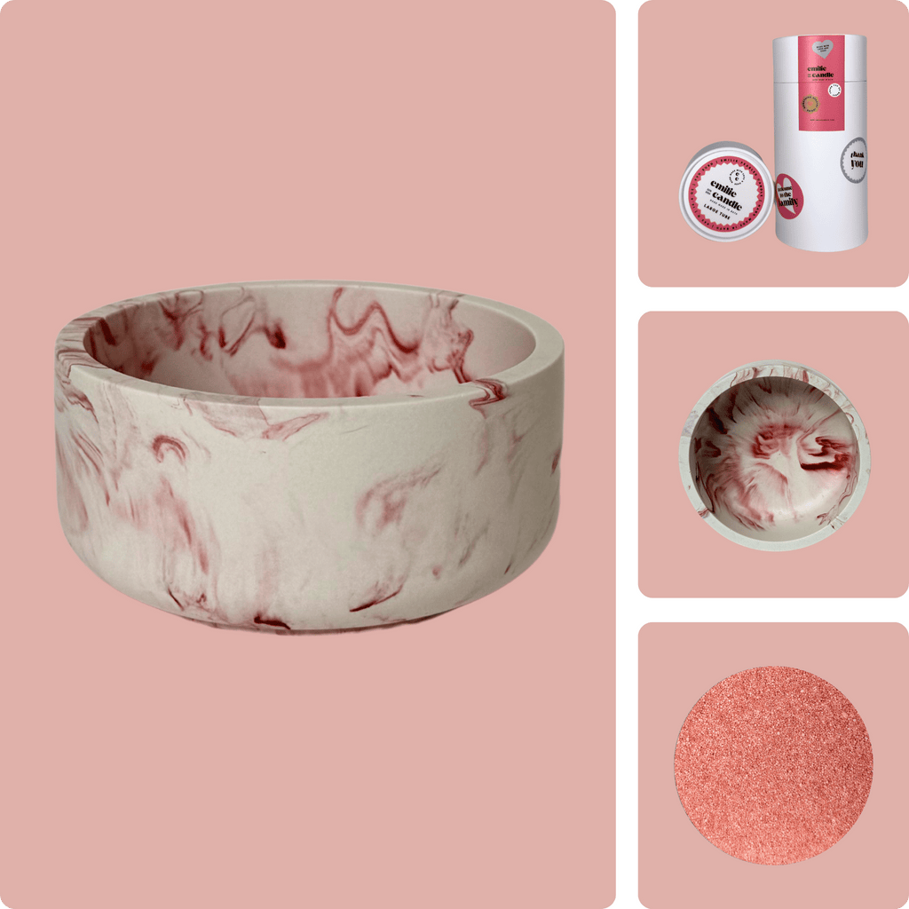 Emilie Pearled Candle Gift Set - Emilie Candle