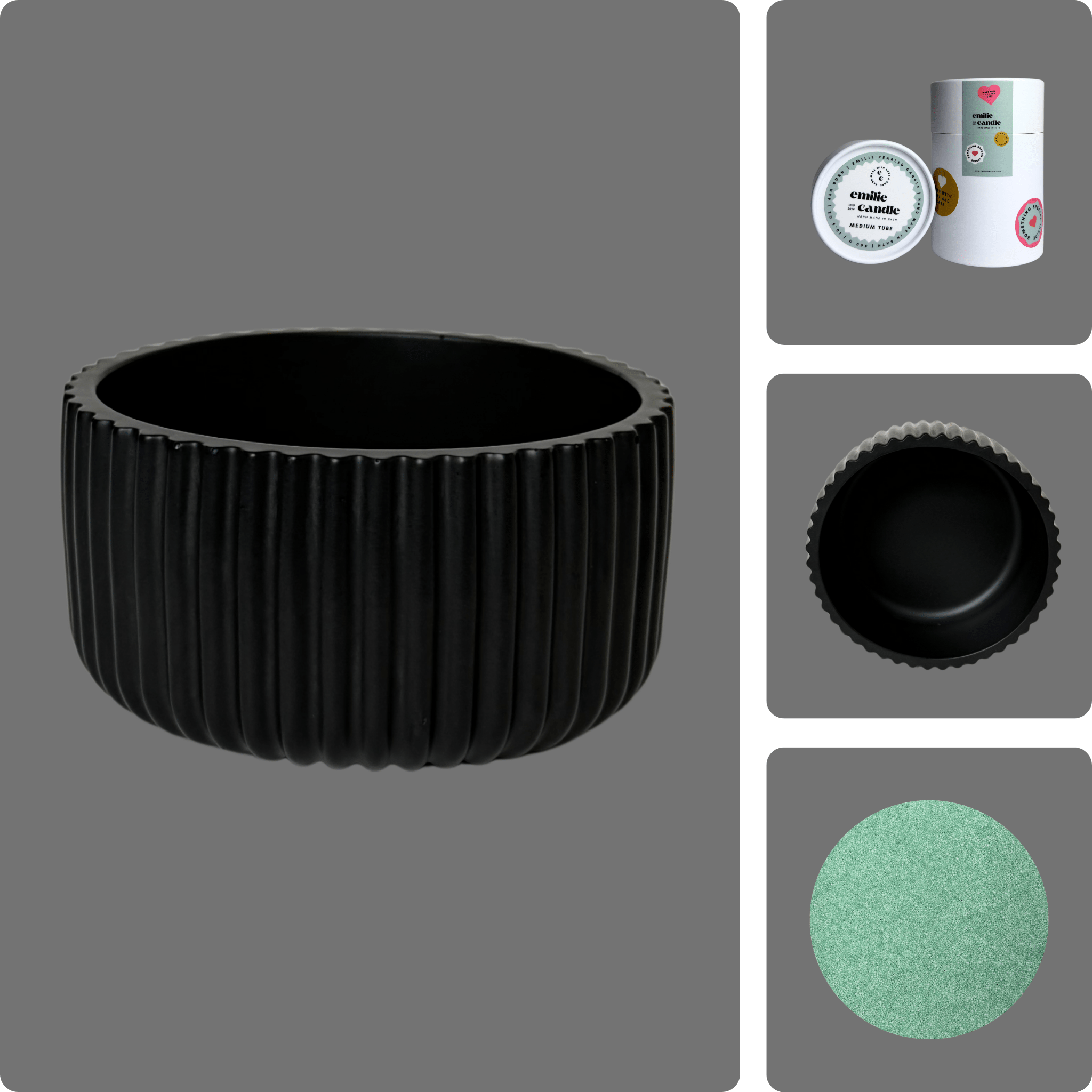 Emilie Pearled Candle Gift Set - Emilie Candle
