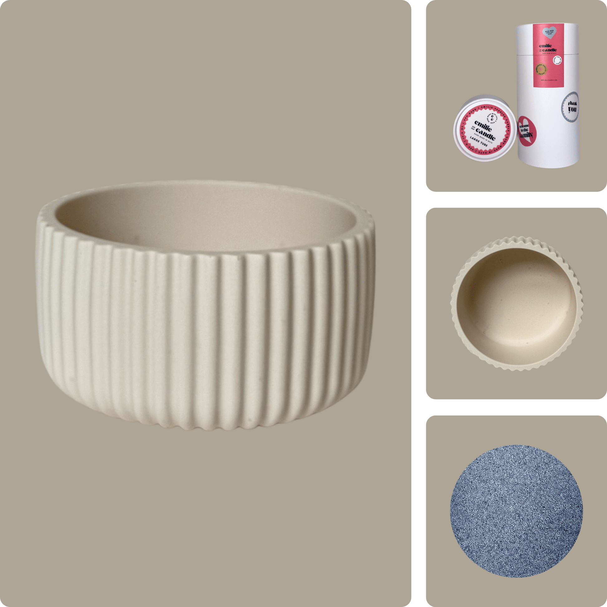 Emilie Pearled Candle Gift Set - Emilie Candle