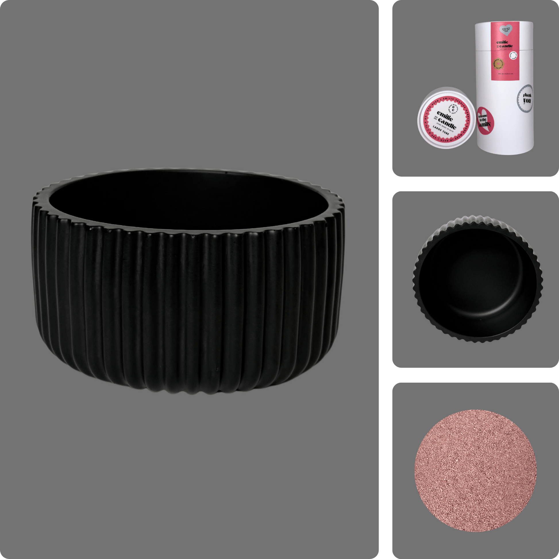 Emilie Pearled Candle Gift Set - Emilie Candle