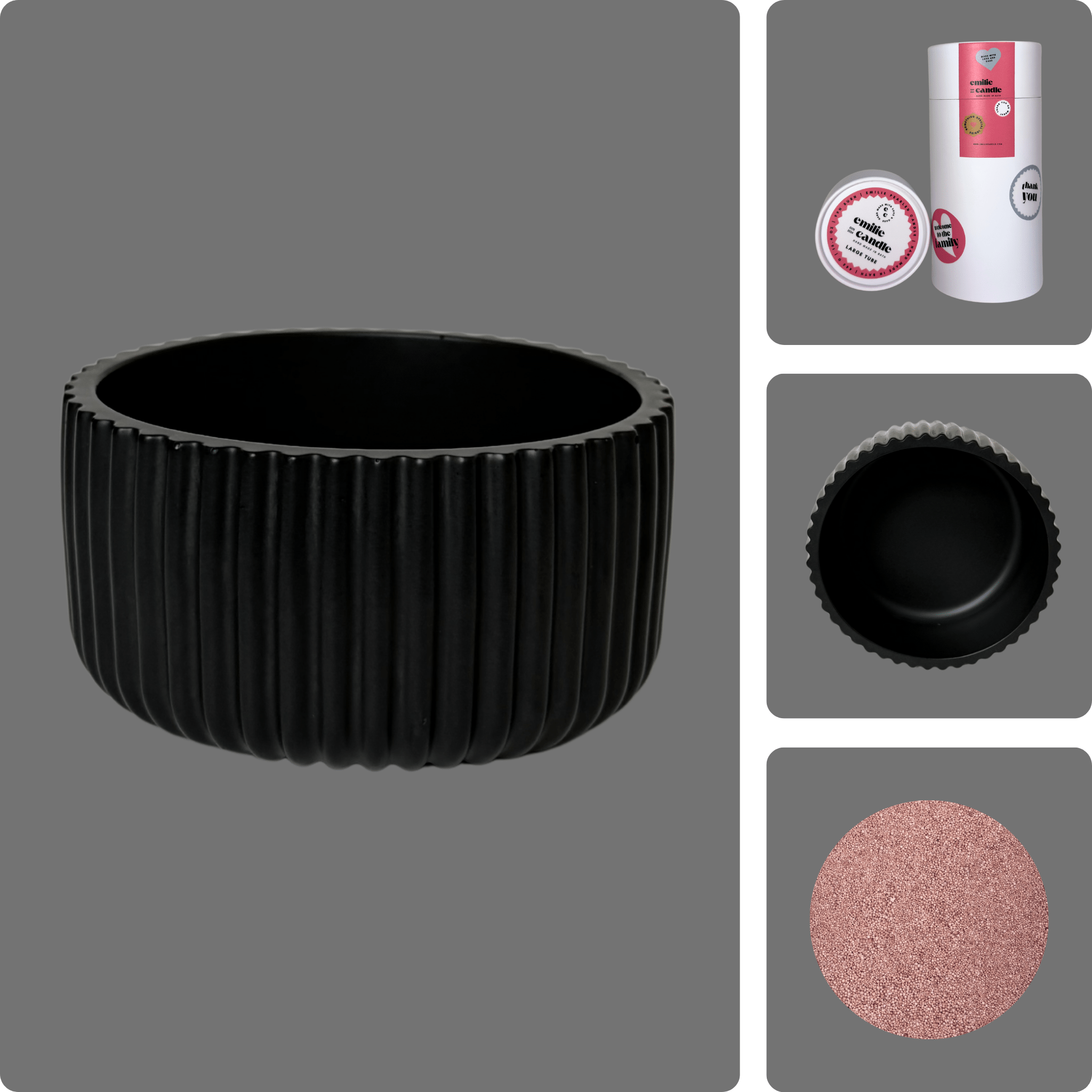 Emilie Pearled Candle Gift Set - Emilie Candle