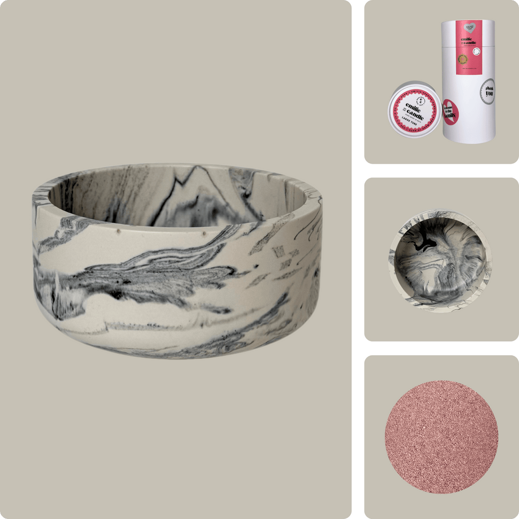 Emilie Pearled Candle Gift Set - Emilie Candle