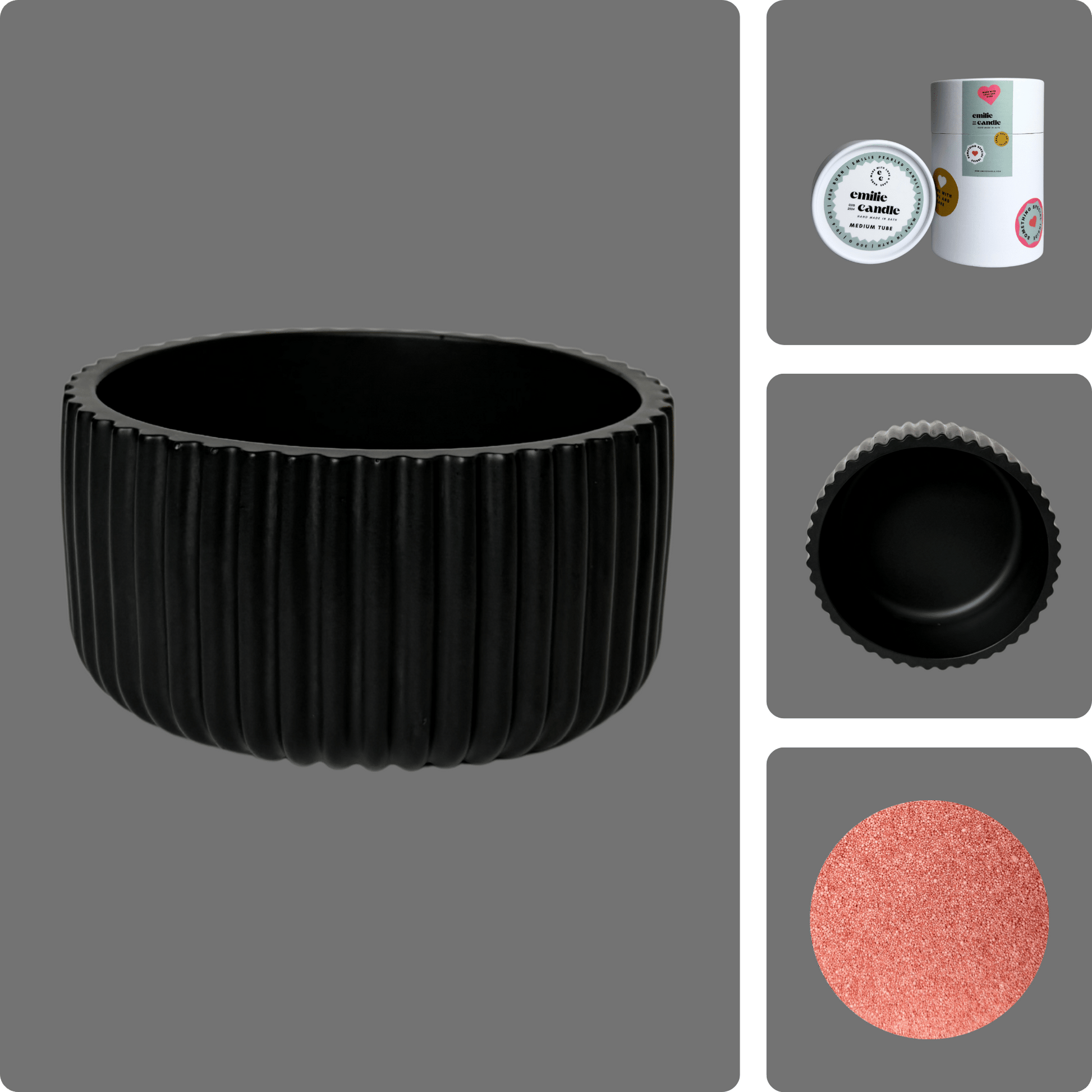 Emilie Pearled Candle Gift Set - Emilie Candle