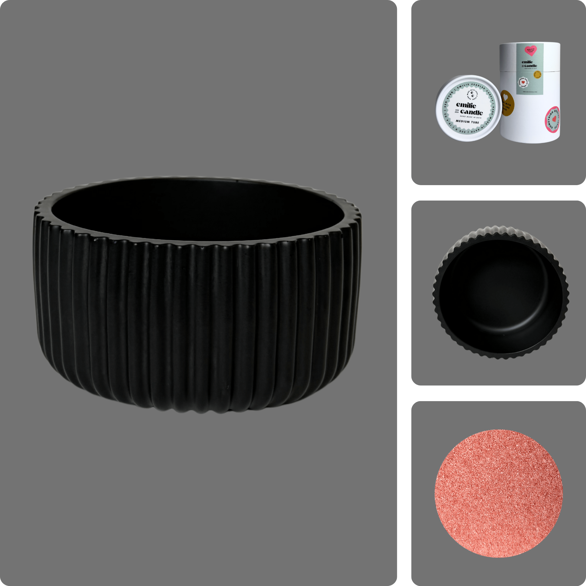 Emilie Pearled Candle Gift Set - Emilie Candle