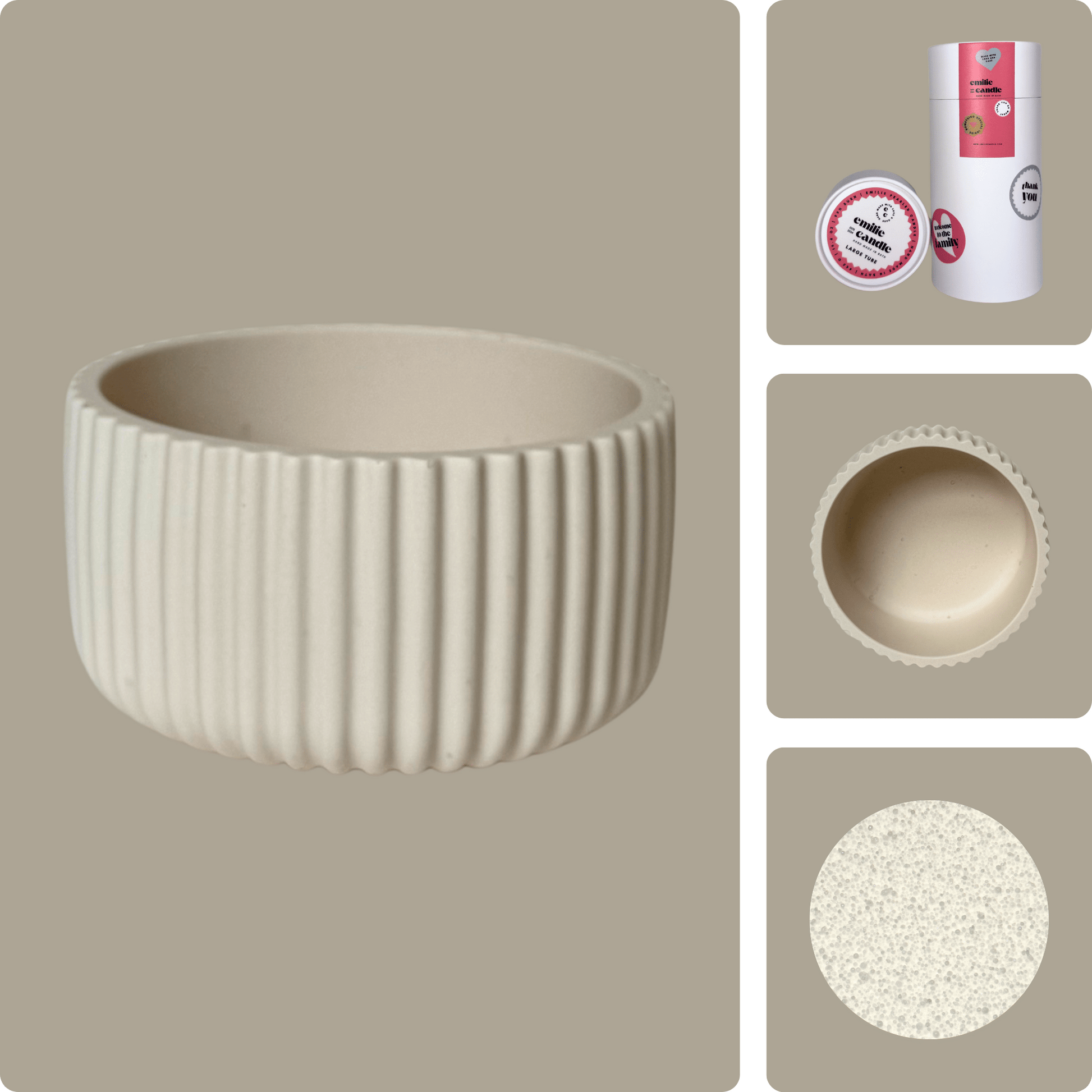 Emilie Pearled Candle Gift Set - Emilie Candle
