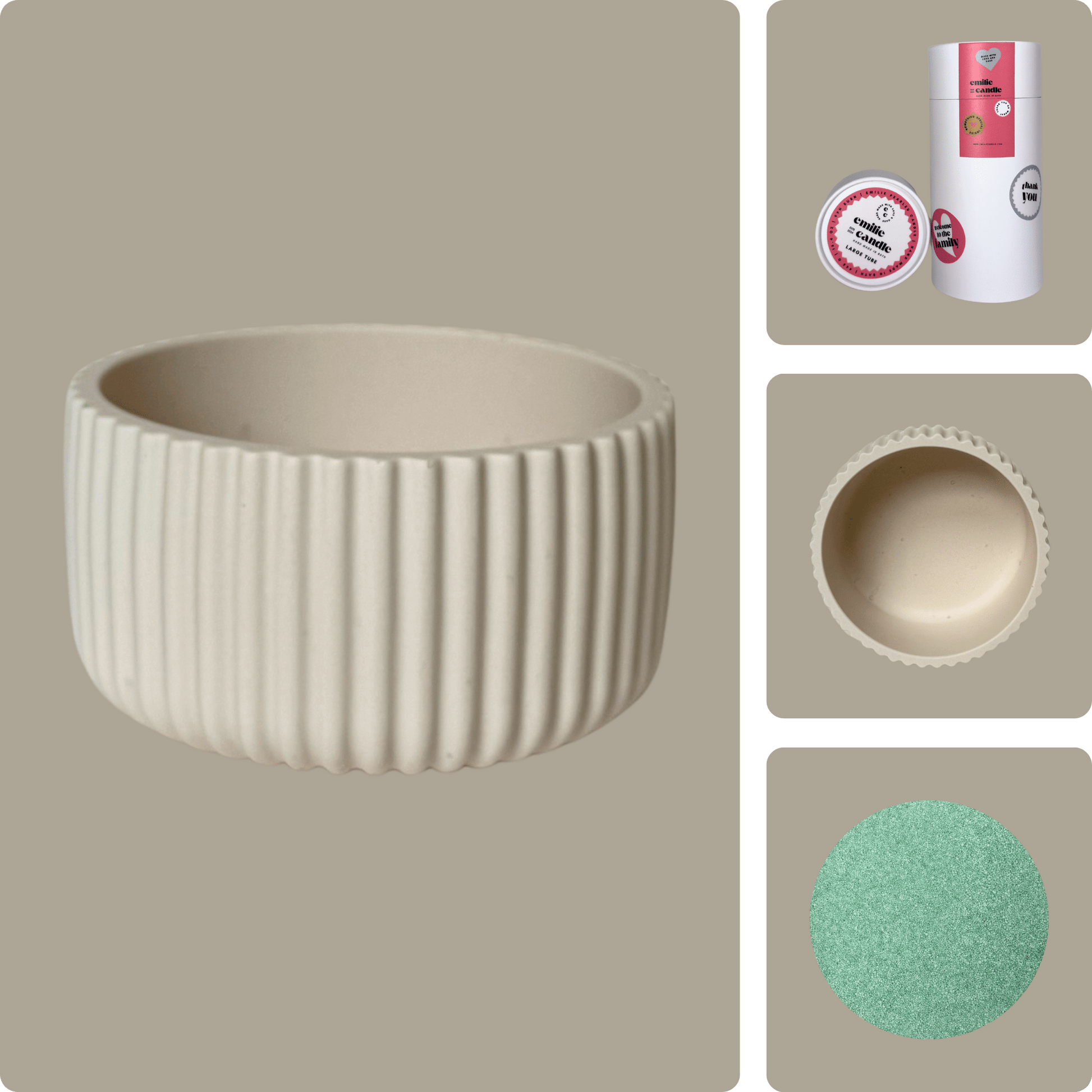 Emilie Pearled Candle Gift Set - Emilie Candle