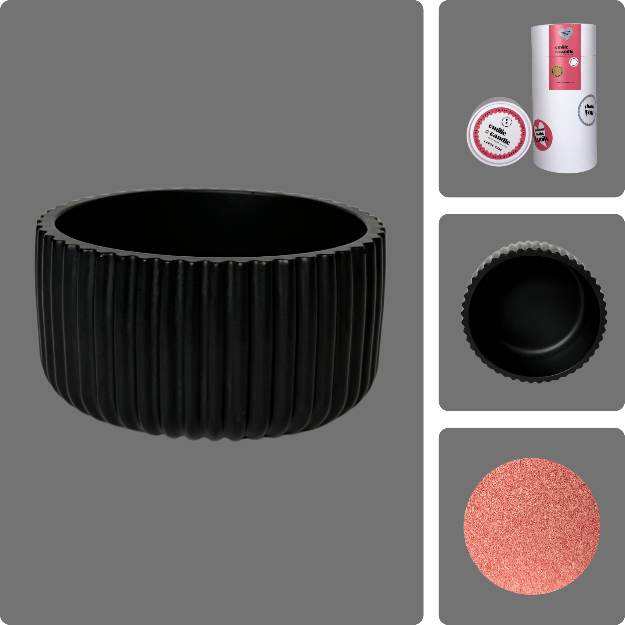 Emilie Pearled Candle Gift Set - Emilie Candle
