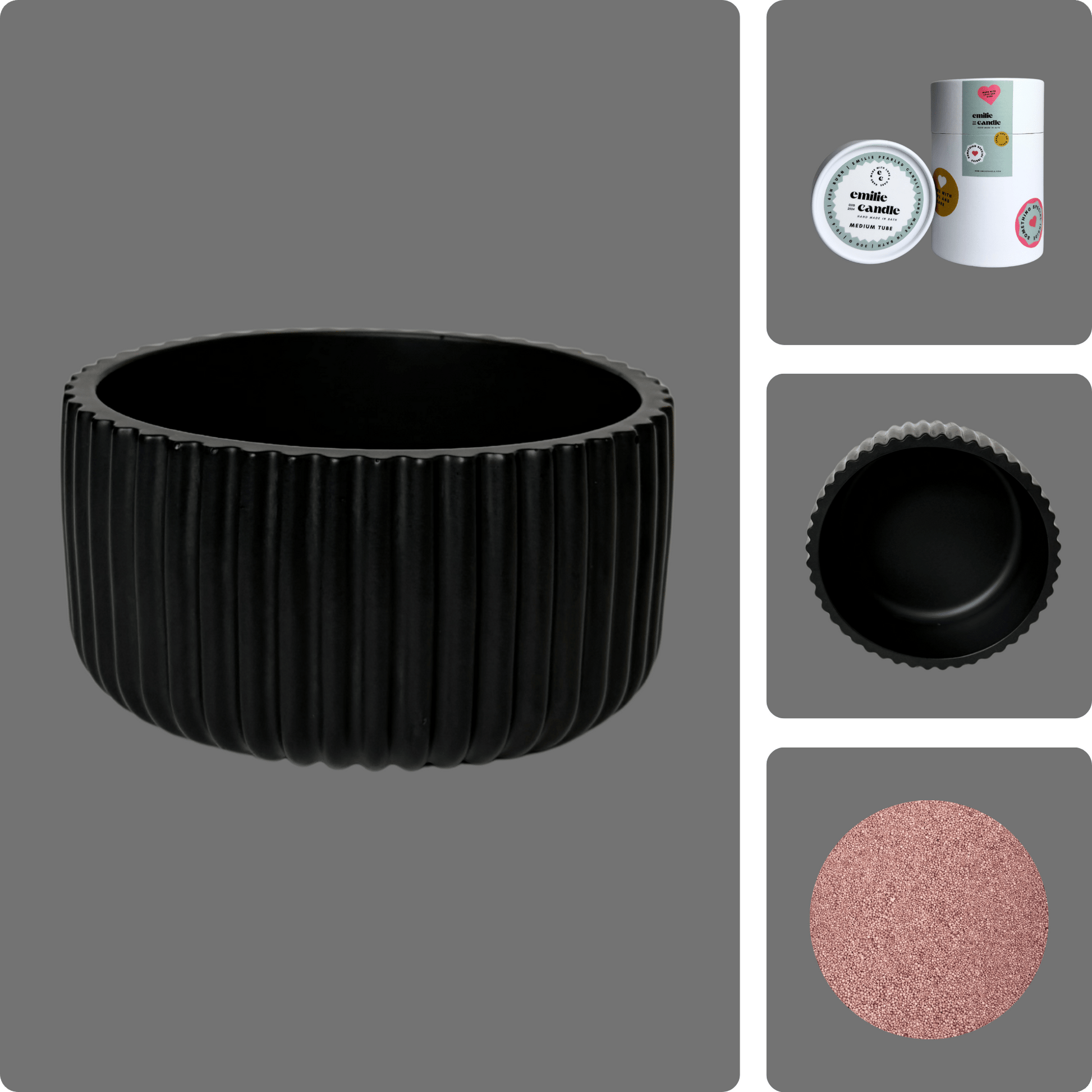 Emilie Pearled Candle Gift Set - Emilie Candle