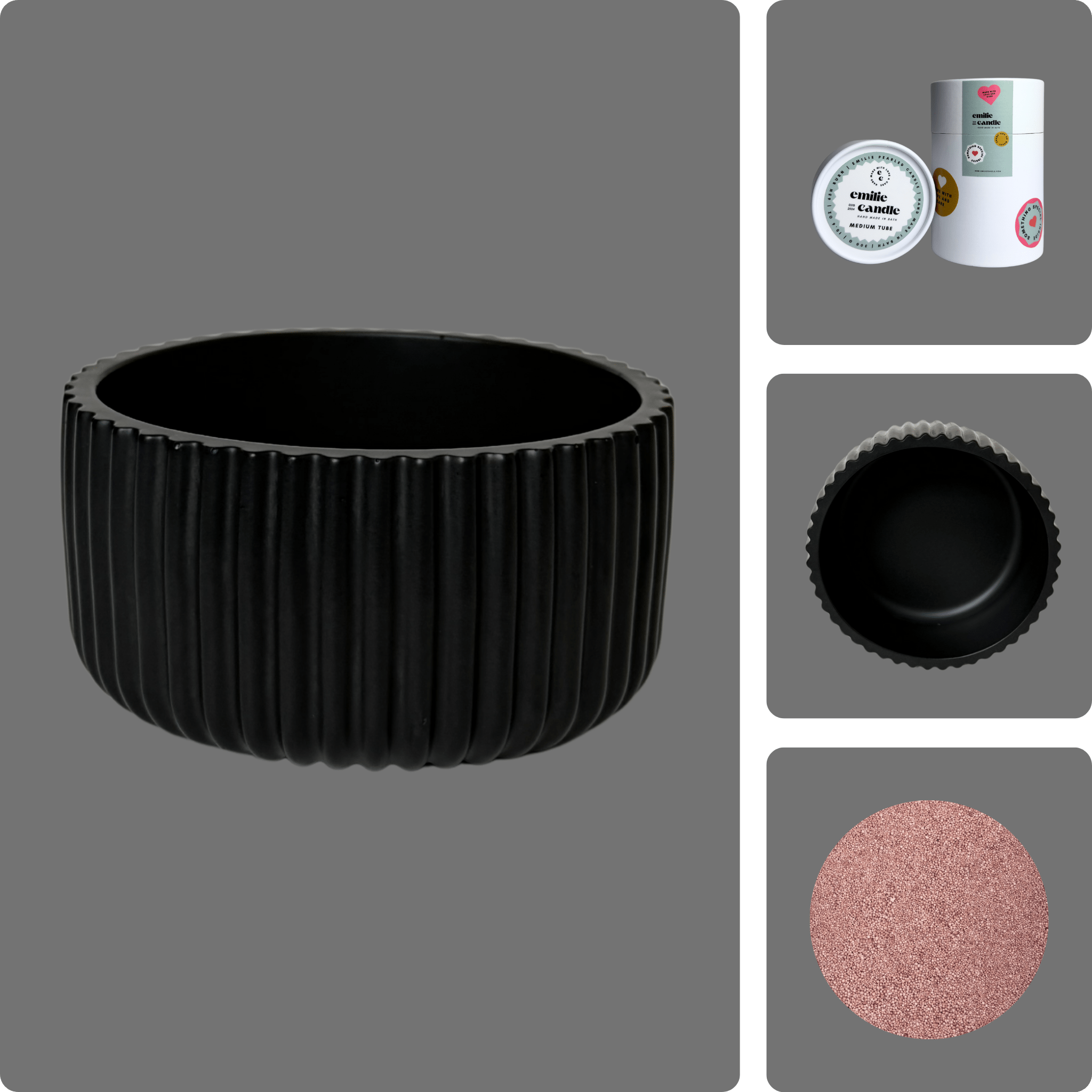 Emilie Pearled Candle Gift Set - Emilie Candle