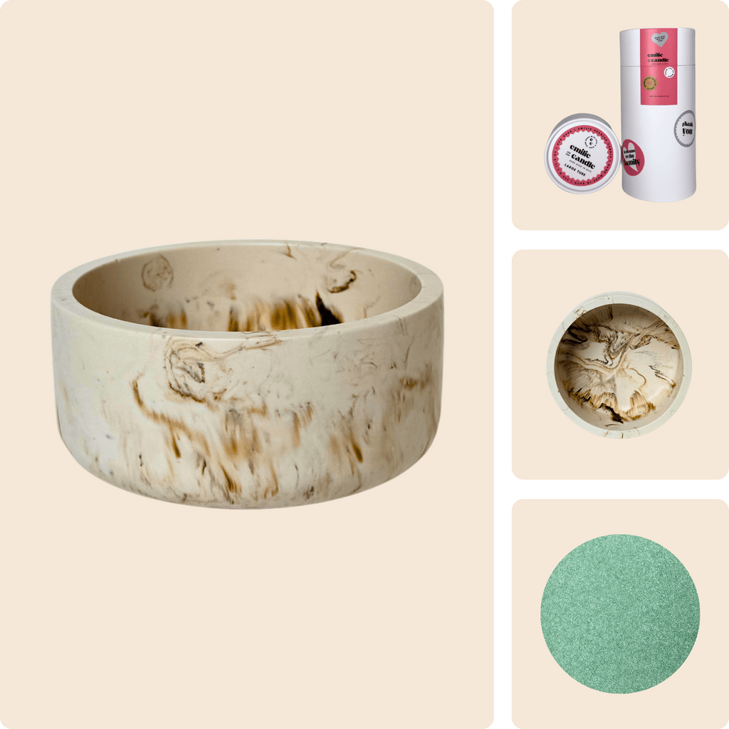 Emilie Pearled Candle Gift Set - Emilie Candle