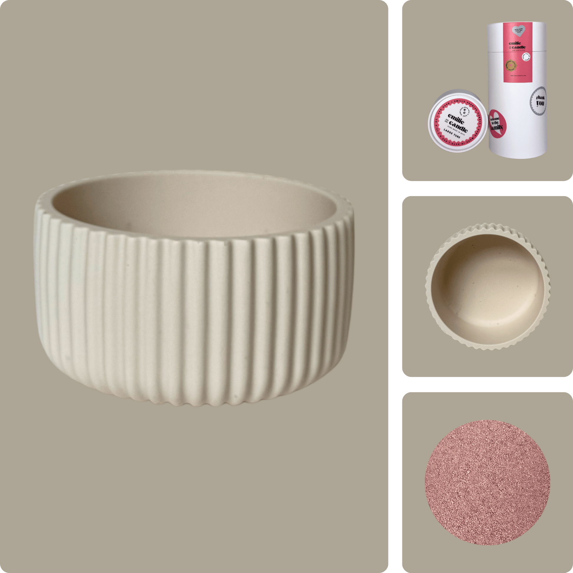 Emilie Pearled Candle Gift Set - Emilie Candle