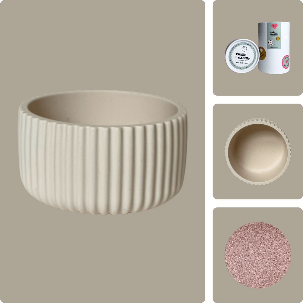Emilie Pearled Candle Gift Set - Emilie Candle