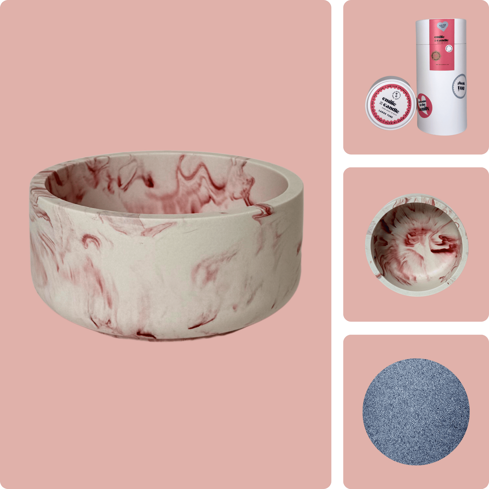 Emilie Pearled Candle Gift Set - Emilie Candle