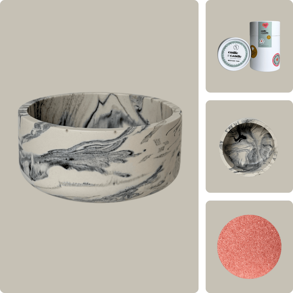Emilie Pearled Candle Gift Set - Emilie Candle