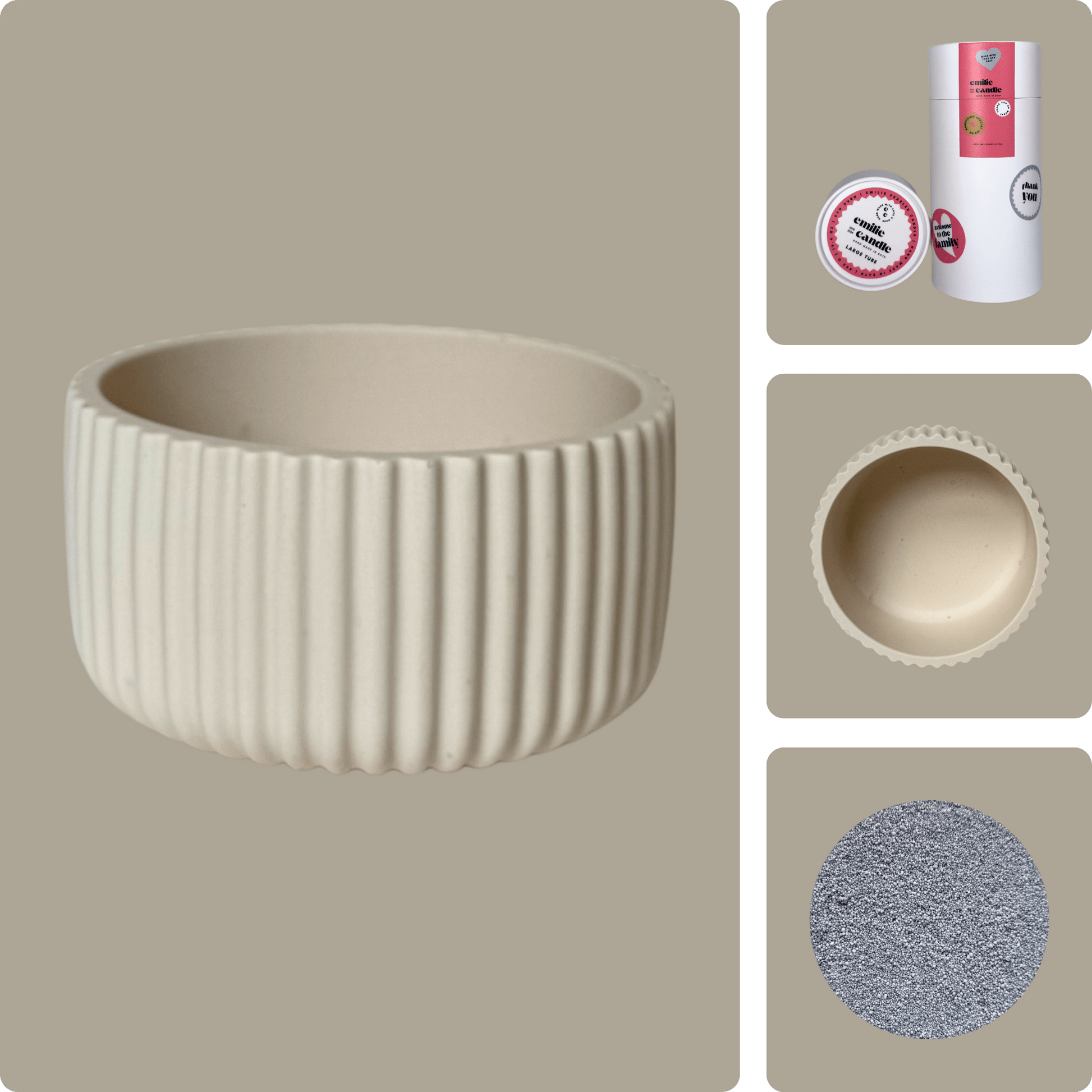 Emilie Pearled Candle Gift Set - Emilie Candle