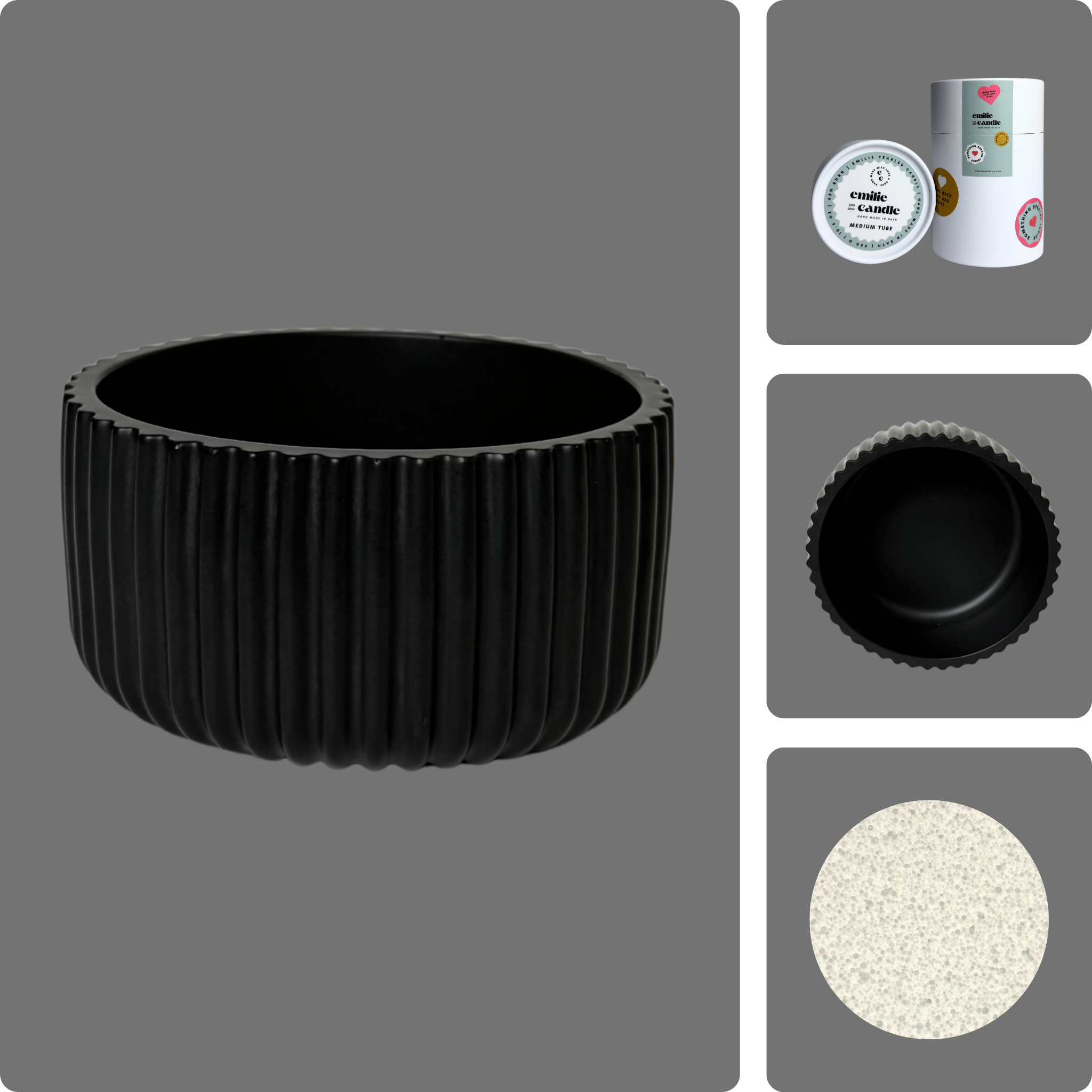 Emilie Pearled Candle Gift Set - Emilie Candle
