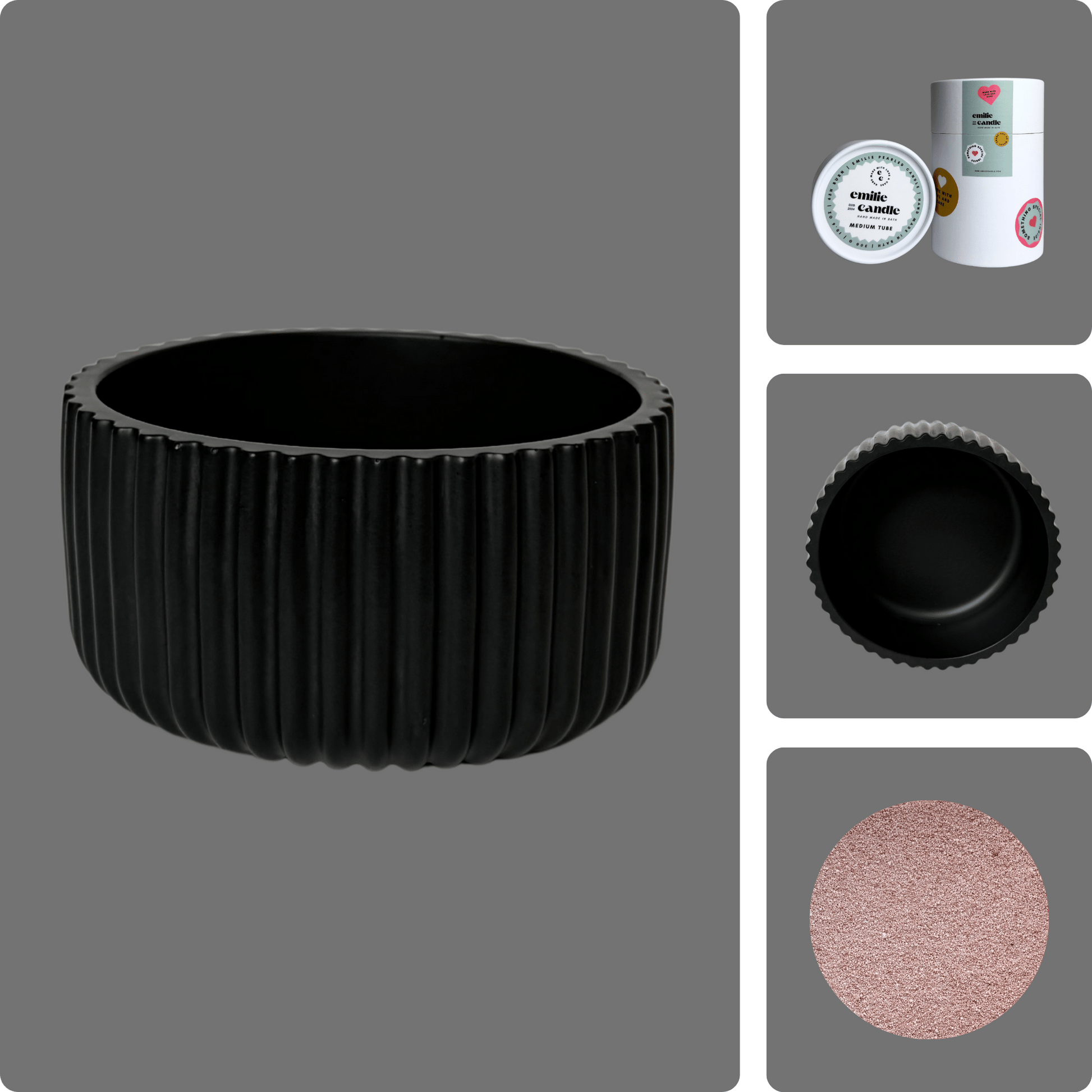 Emilie Pearled Candle Gift Set - Emilie Candle