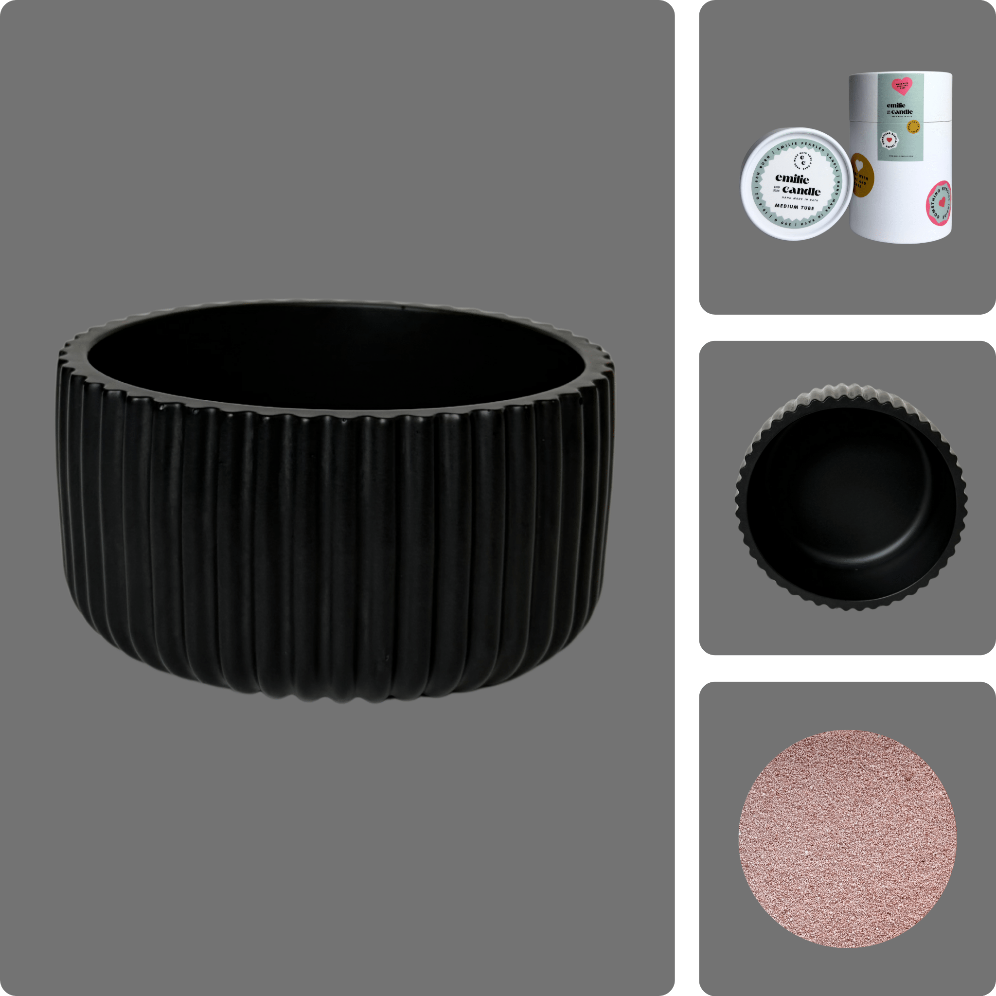 Emilie Pearled Candle Gift Set - Emilie Candle