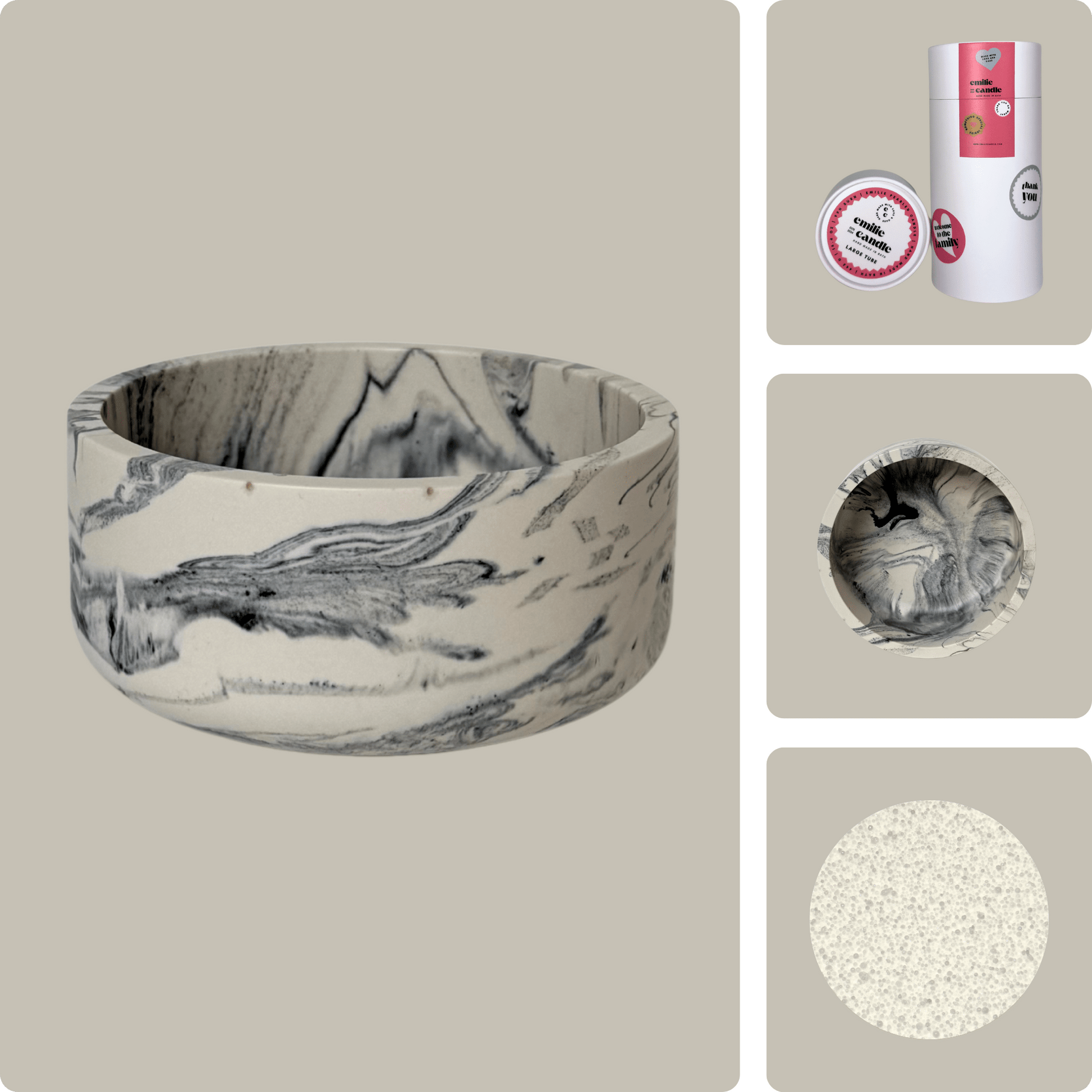 Emilie Pearled Candle Gift Set - Emilie Candle