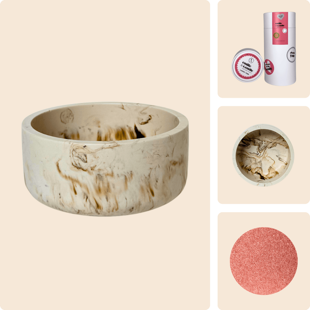 Emilie Pearled Candle Gift Set - Emilie Candle