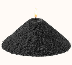 Perlen in Obsidian