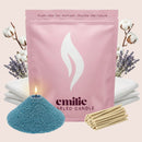 Fresh Linen Scented Pearled Candle - Emilie Candle