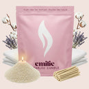 Fresh Linen Scented Pearled Candle - Emilie Candle