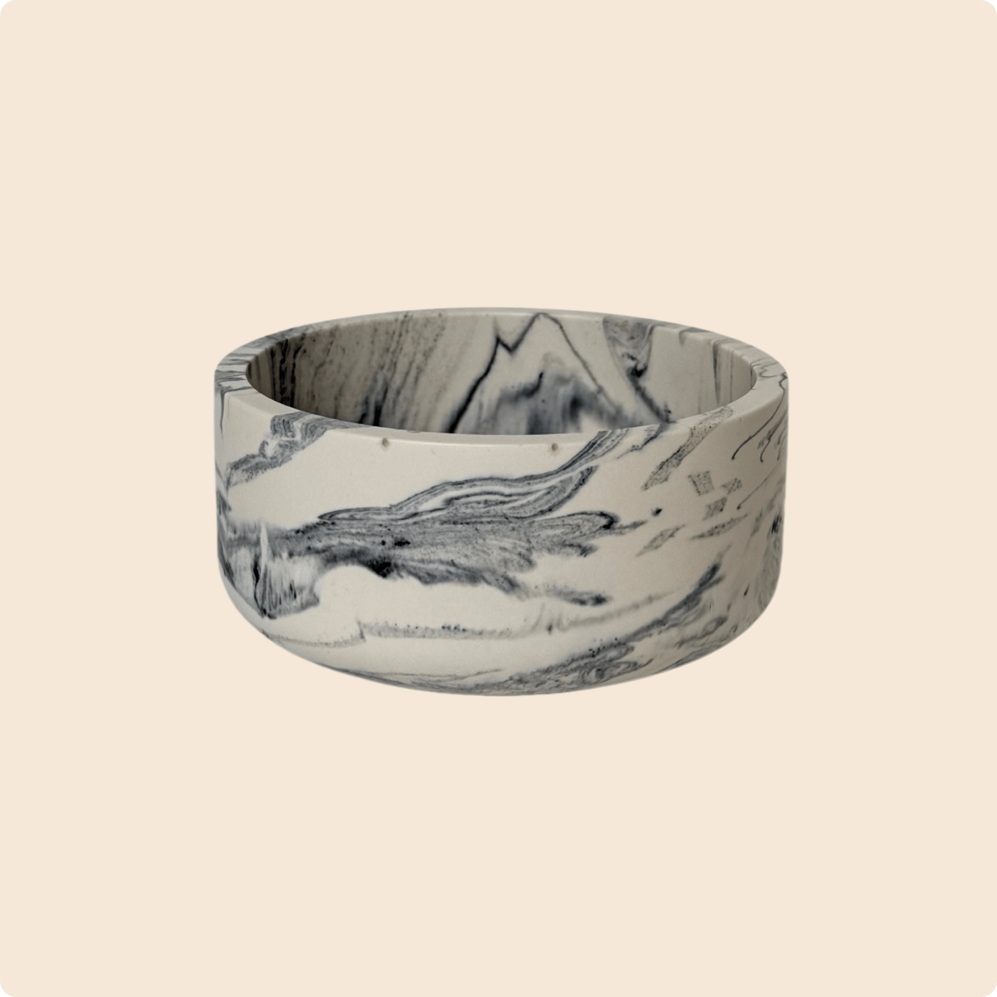 Handmade Marble - Effect Small Vase – One of a Kind, Just Like You - Emilie Candle