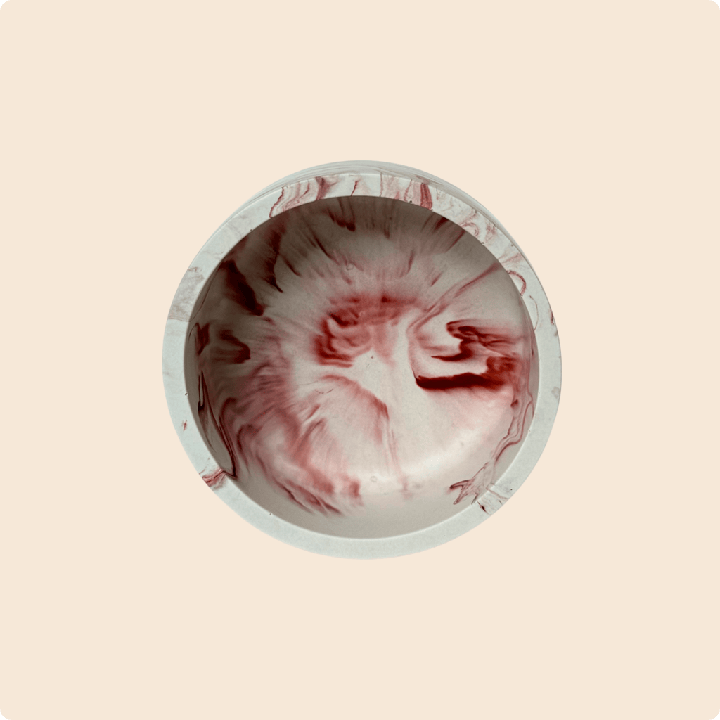 Handmade Marble - Effect Small Vase – One of a Kind, Just Like You - Emilie Candle