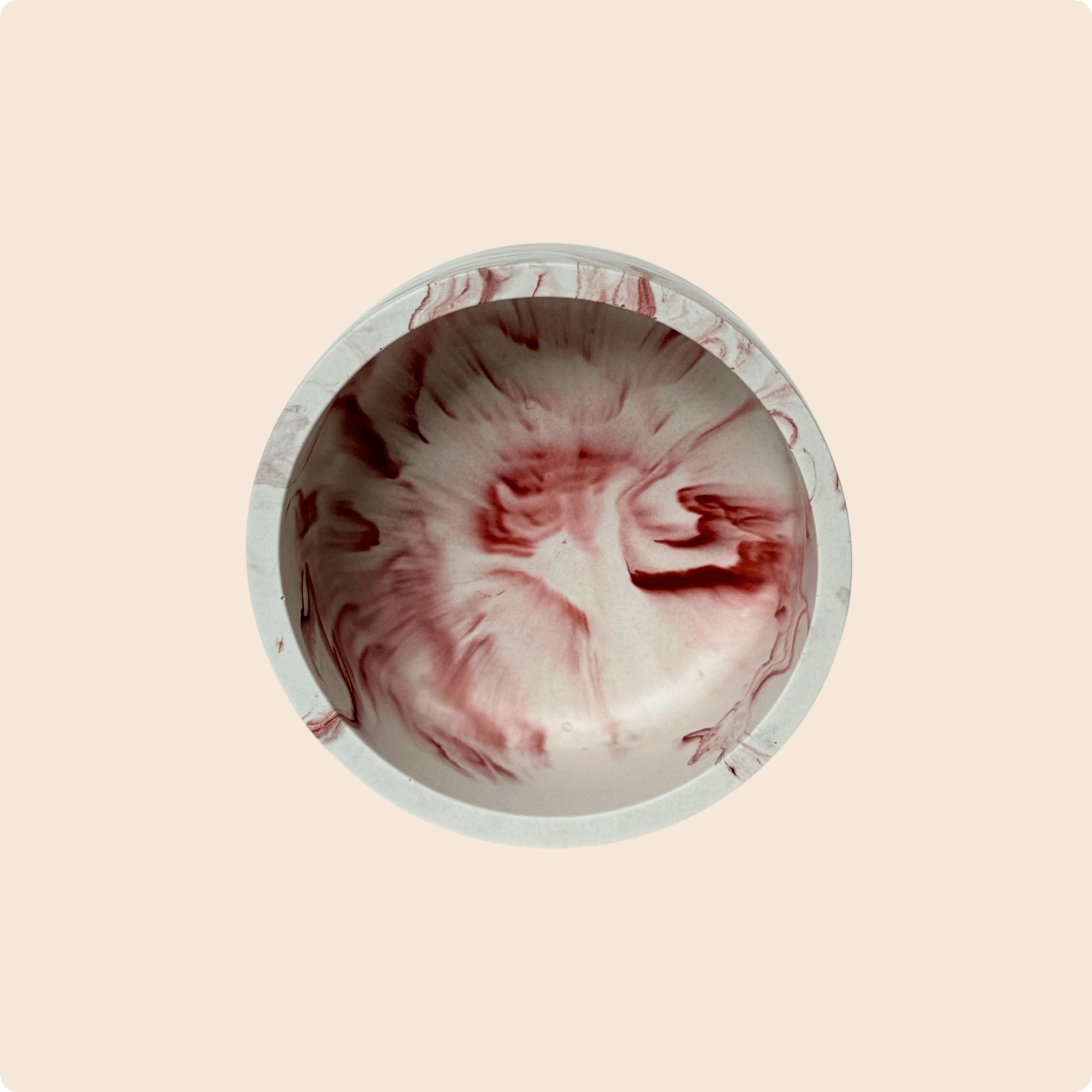 Handmade Marble - Effect Small Vase – One of a Kind, Just Like You - Emilie Candle