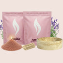 Lavender – 2kg Pearled Candles + Emilie Bol Lumière - Emilie Candle