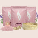 Lavender – 3kg Pearled Candle + Emilie Bol Lumière - Emilie Candle