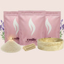 Lavender – 3kg Pearled Candle + Emilie Bol Lumière - Emilie Candle